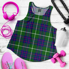 MacIntyre Hunting Modern Tartan Plaid Women Racerback Tank