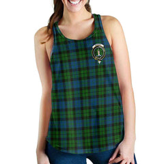 MacKay Tartan Crest Women Racerback Tank
