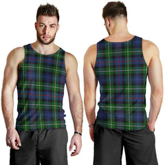 MacKenzie Modern Tartan Plaid Men Tank Top