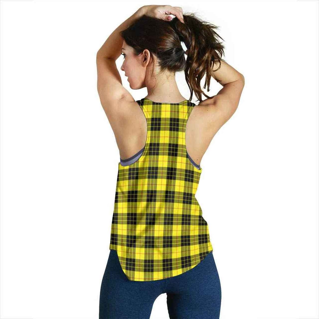 MacLeod Tartan Crest Women Racerback Tank