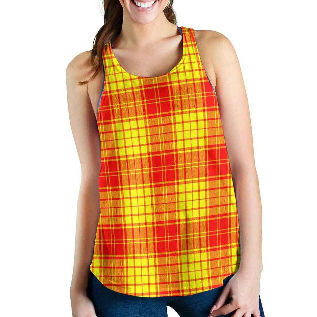 MacMillan Tartan Plaid Women Racerback Tank
