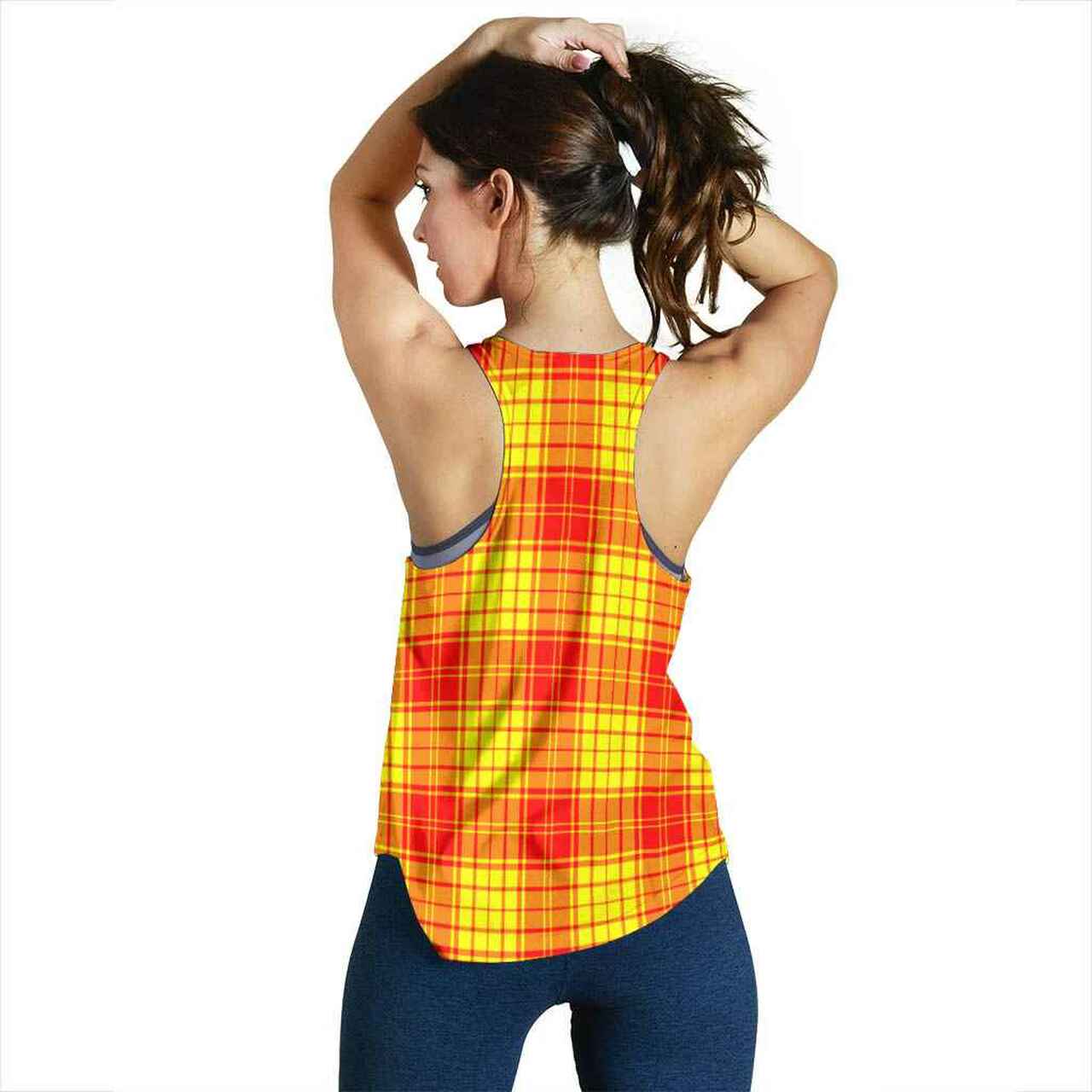 MacMillan Tartan Plaid Women Racerback Tank