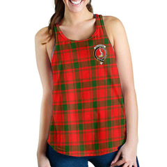 MacQuarrie Tartan Crest Women Racerback Tank