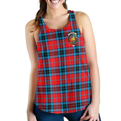 MacTavish Tartan Crest Women Racerback Tank