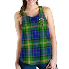 Maitland Tartan Crest Women Racerback Tank