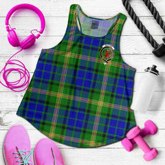 Maitland Tartan Crest Women Racerback Tank