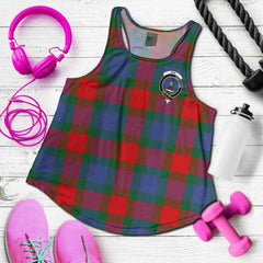 Mar Tartan Crest Women Racerback Tank
