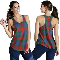Mar Tartan Plaid Women Racerback Tank