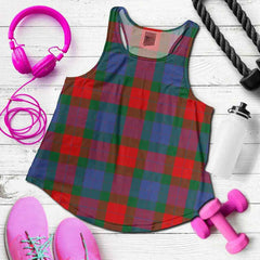 Mar Tartan Plaid Women Racerback Tank
