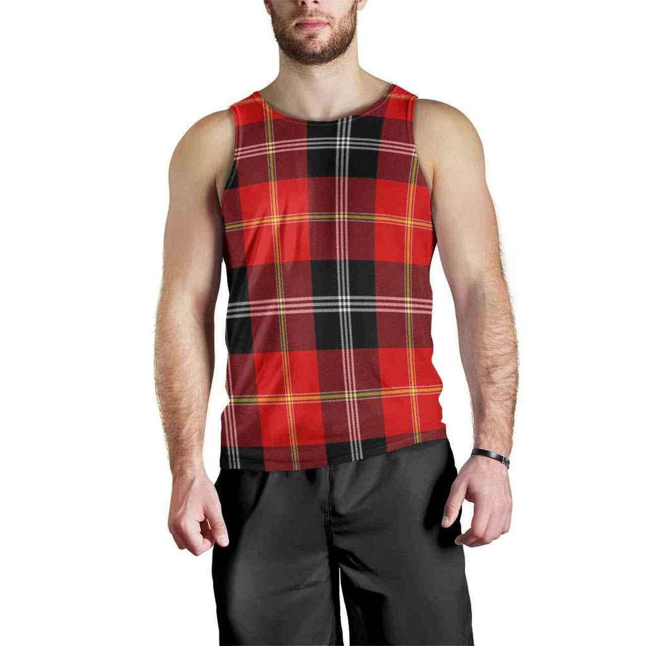 Marjoribanks Tartan Plaid Men Tank Top
