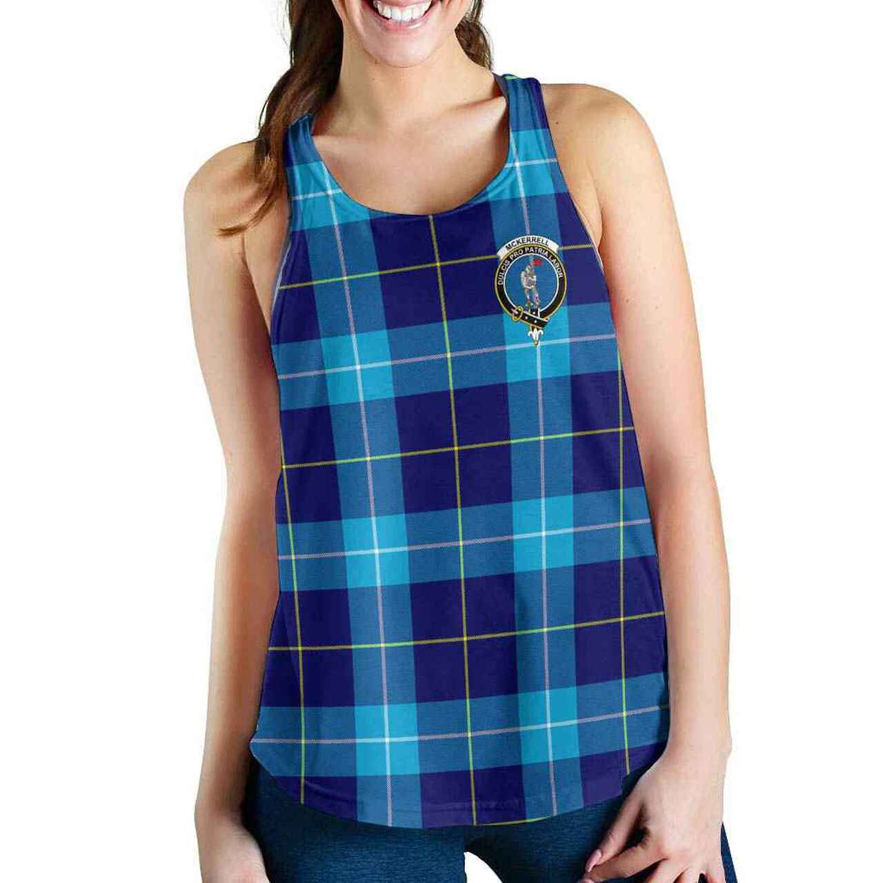 McKerrell Tartan Crest Women Racerback Tank