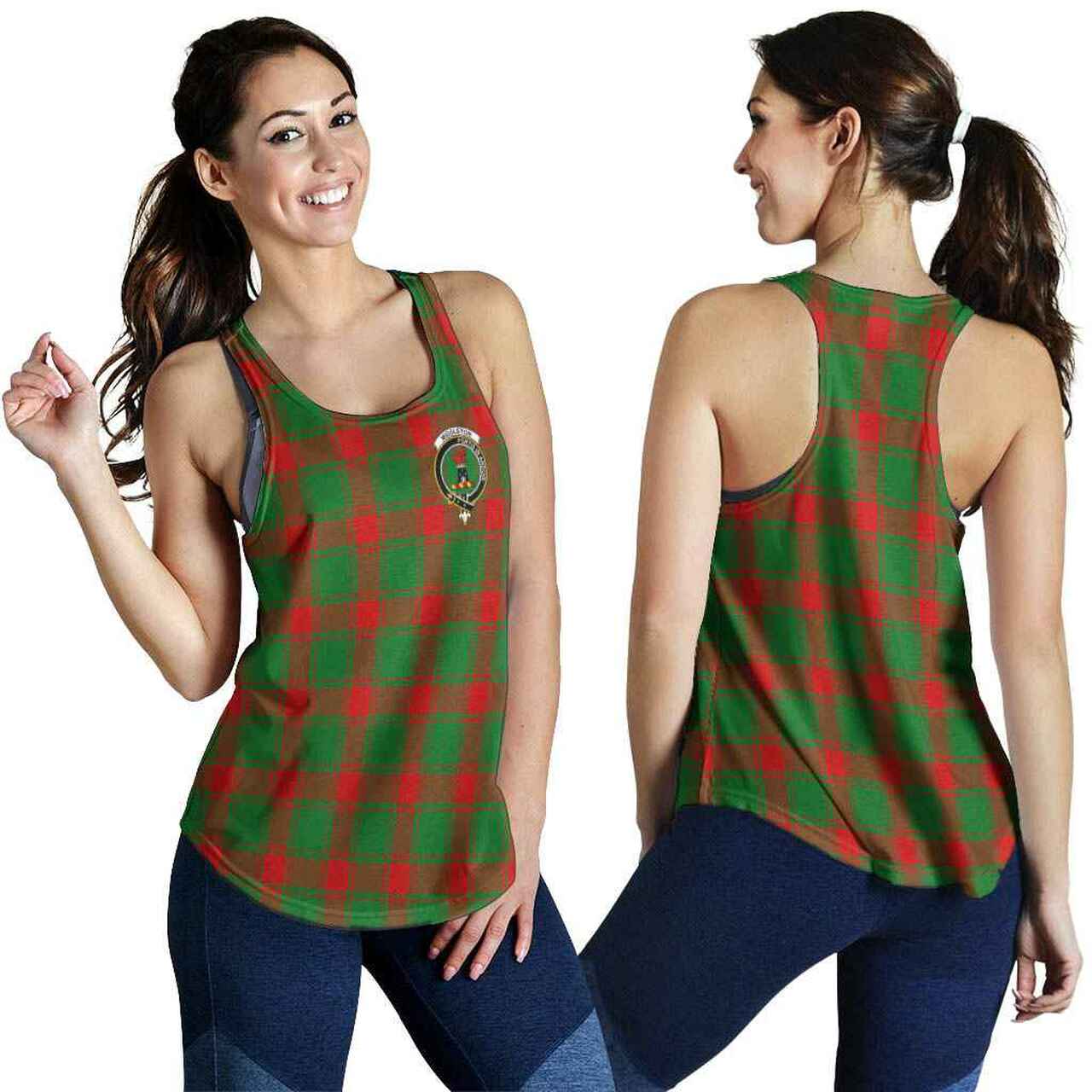 Middleton Tartan Crest Women Racerback Tank