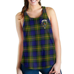 Muir Tartan Crest Women Racerback Tank