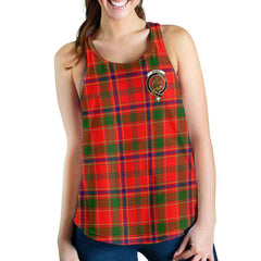 Munro Tartan Crest Women Racerback Tank