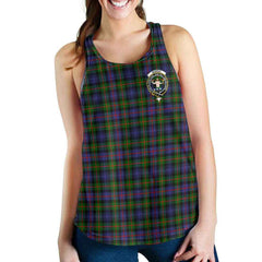 Murray (of Atholl) Tartan Crest Women Racerback Tank