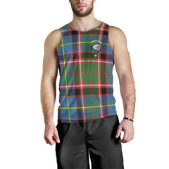 Norvel Tartan Crest Men Tank Top