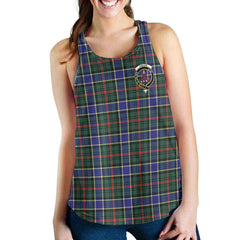Ogilvie Tartan Crest Women Racerback Tank