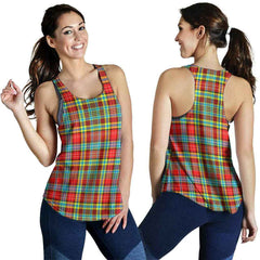 Ogilvie Tartan Plaid Women Racerback Tank
