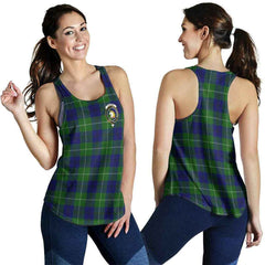 Oliphant Tartan Crest Women Racerback Tank