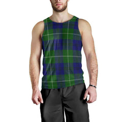Oliphant Modern Tartan Plaid Men Tank Top