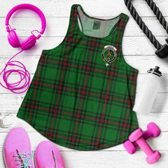 Orrock Tartan Crest Women Racerback Tank