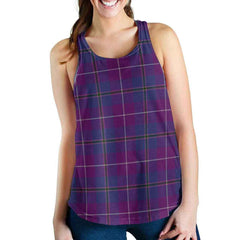 Pride of Glencoe Tartan Plaid Women Racerback Tank