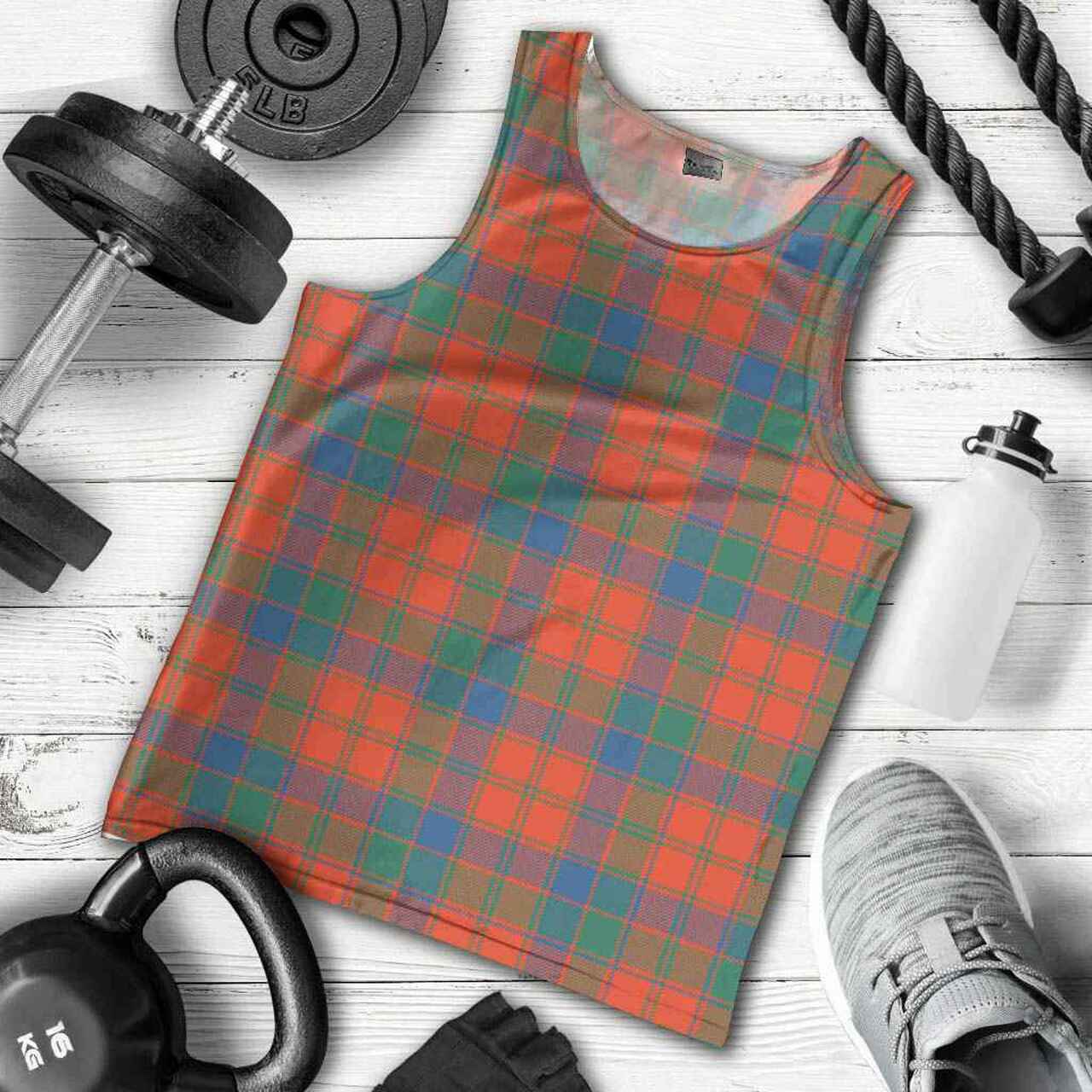 Robertson Ancient Tartan Plaid Men Tank Top