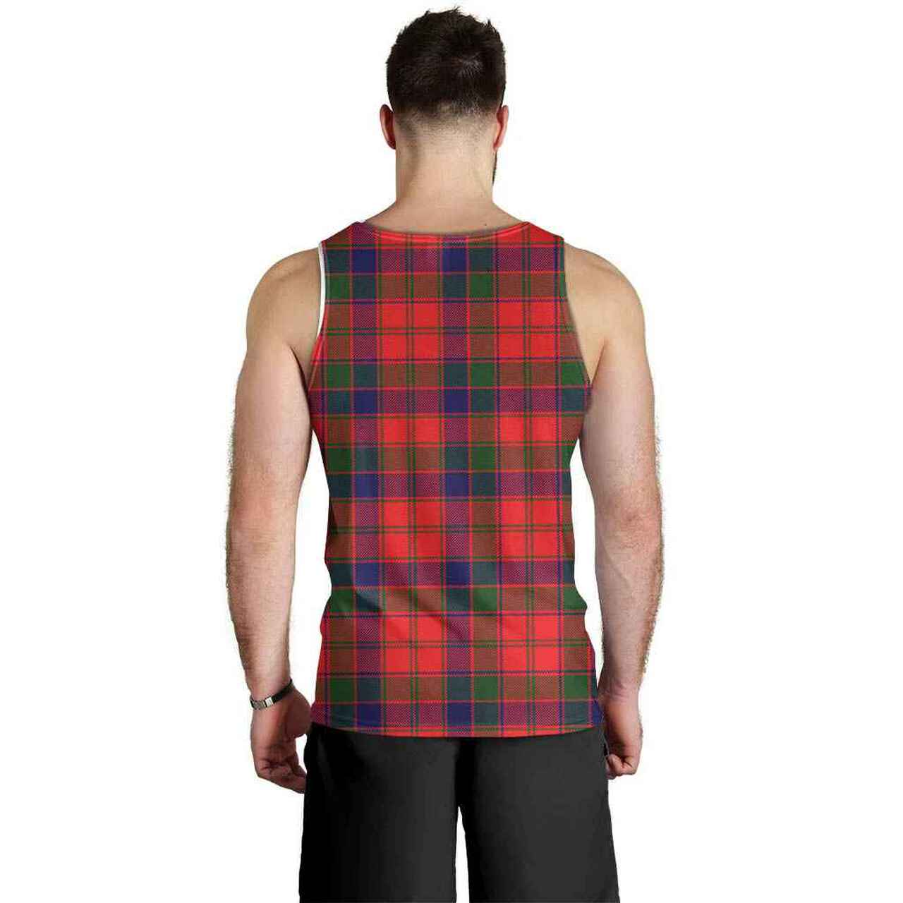 Robertson Tartan Crest Men Tank Top