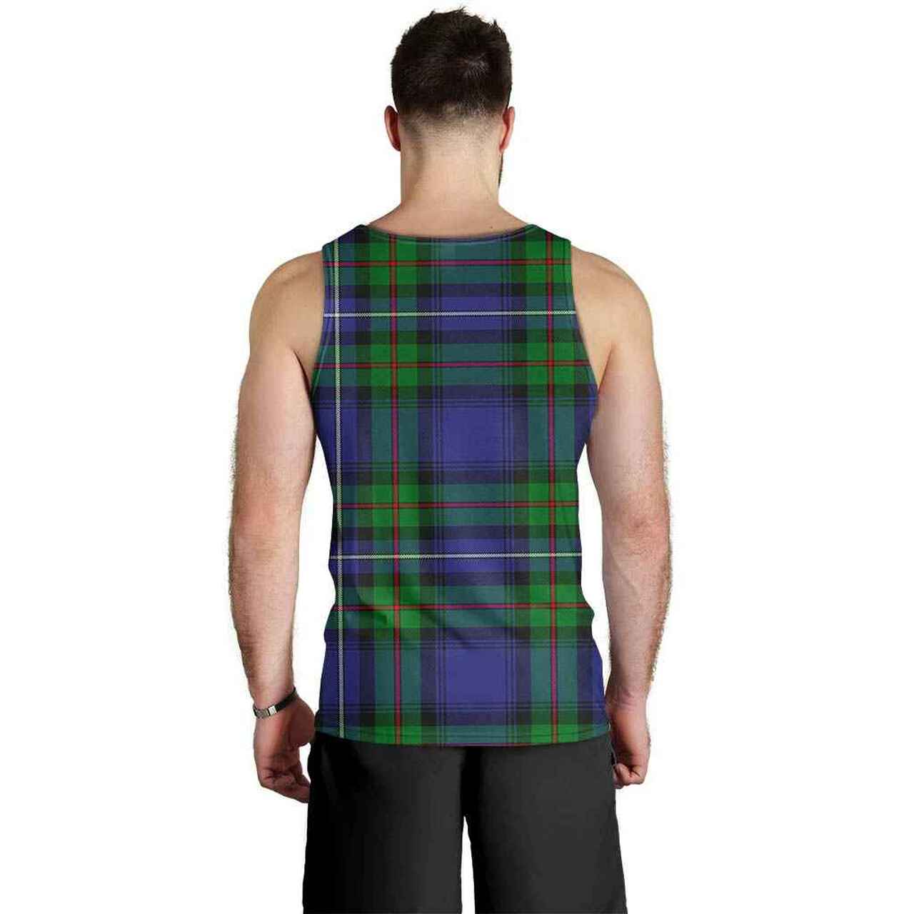 Robertson Hunting Modern Tartan Plaid Men Tank Top