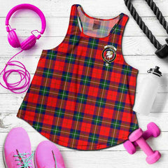Ruthven Tartan Crest Women Racerback Tank