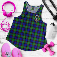 Sempill Tartan Crest Women Racerback Tank
