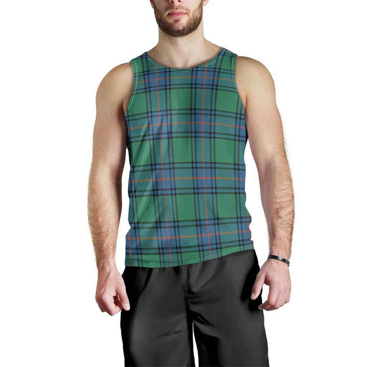 Shaw Ancient Tartan Plaid Men Tank Top
