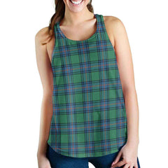 Shaw Ancient Tartan Plaid Women Racerback Tank