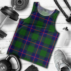 Shaw Modern Tartan Plaid Men Tank Top
