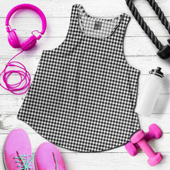 Shepherd Tartan Plaid Women Racerback Tank