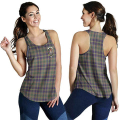 Taylor Tartan Crest Women Racerback Tank