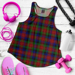 Tennant Tartan Plaid Women Racerback Tank