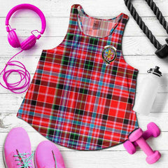 Udny Tartan Crest Women Racerback Tank