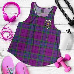 Wardlaw Tartan Crest Women Racerback Tank