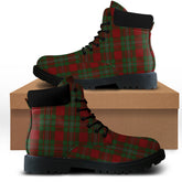 Strange Tartan Plaid All Season Boots