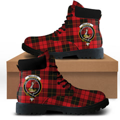 Wallace Weathered Tartan Plaid All Season Boots