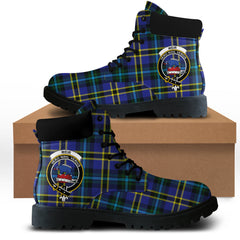 Weir Modern Tartan Plaid All Season Boots