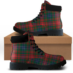 Wilson Modern Tartan Plaid All Season Boots