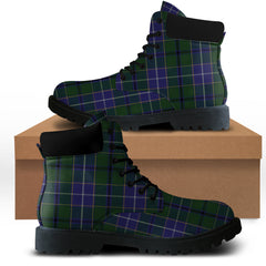 Wishart Hunting Tartan Plaid All Season Boots