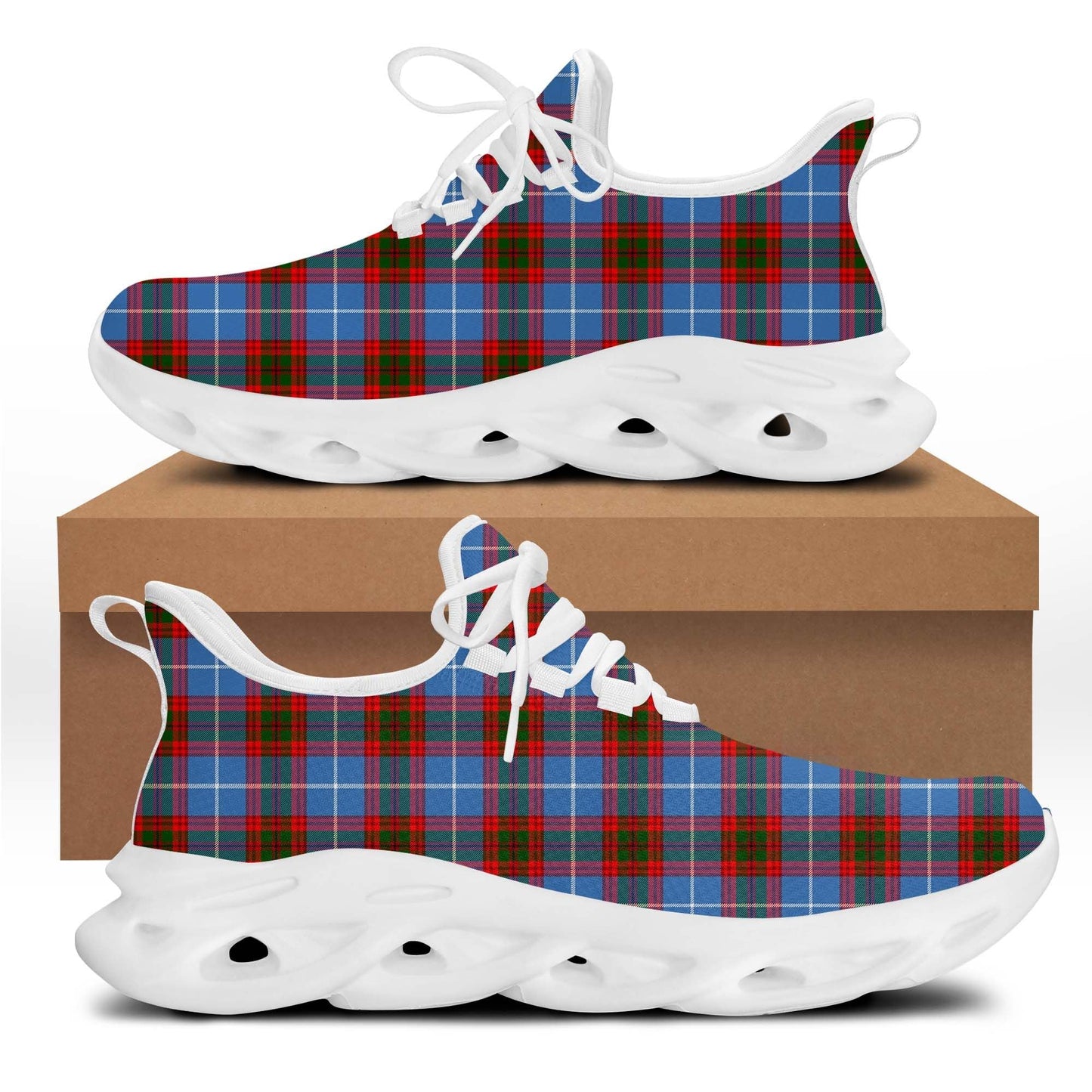 Crichton District Tartan Plaid Clunky Sneaker