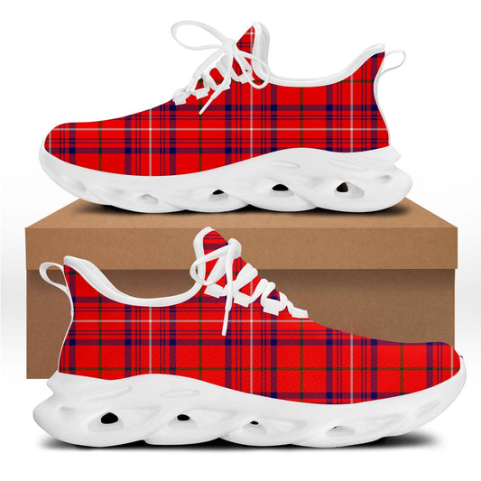 Rose Tartan Plaid Clunky Sneaker