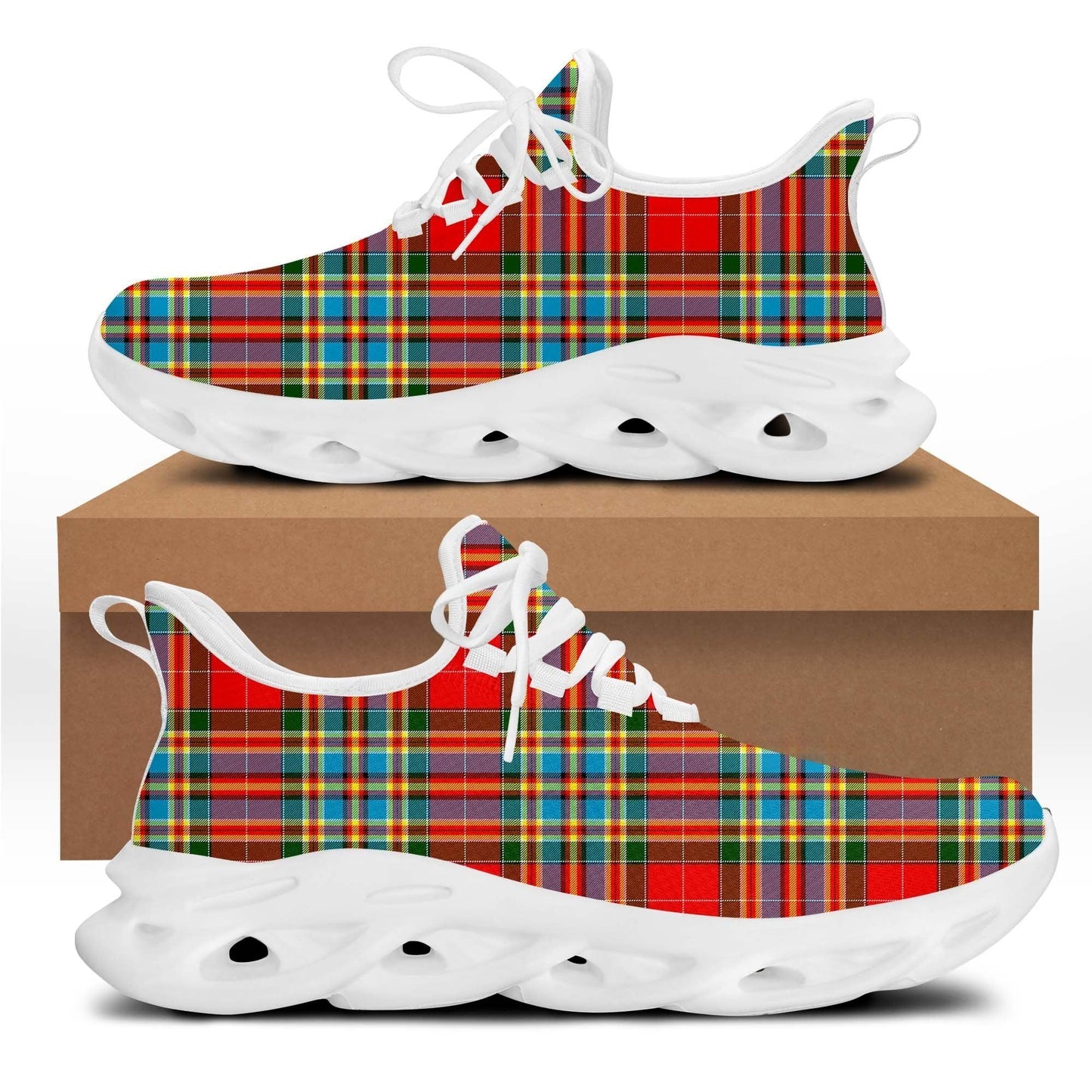 Chattan Tartan Plaid Clunky Sneaker