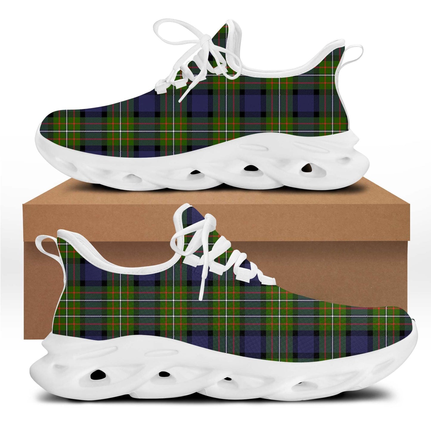 Ferguson Tartan Plaid Clunky Sneaker