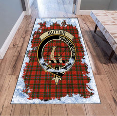 Butter Tartan Christmas Area Rugs