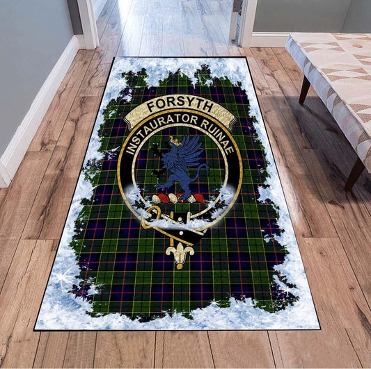 Forsyth Tartan Christmas Area Rugs